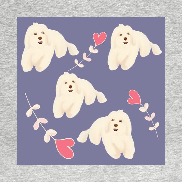 Maltipoo Love Pattern by PatternbyNOK